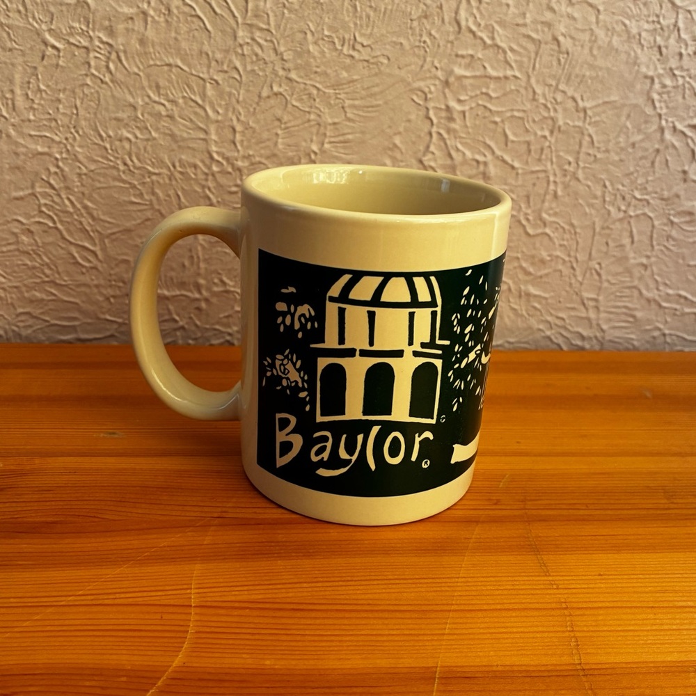 Baylor University Vintage Mug MCM – Artist Signed ASID Collab "Remember" OOAK